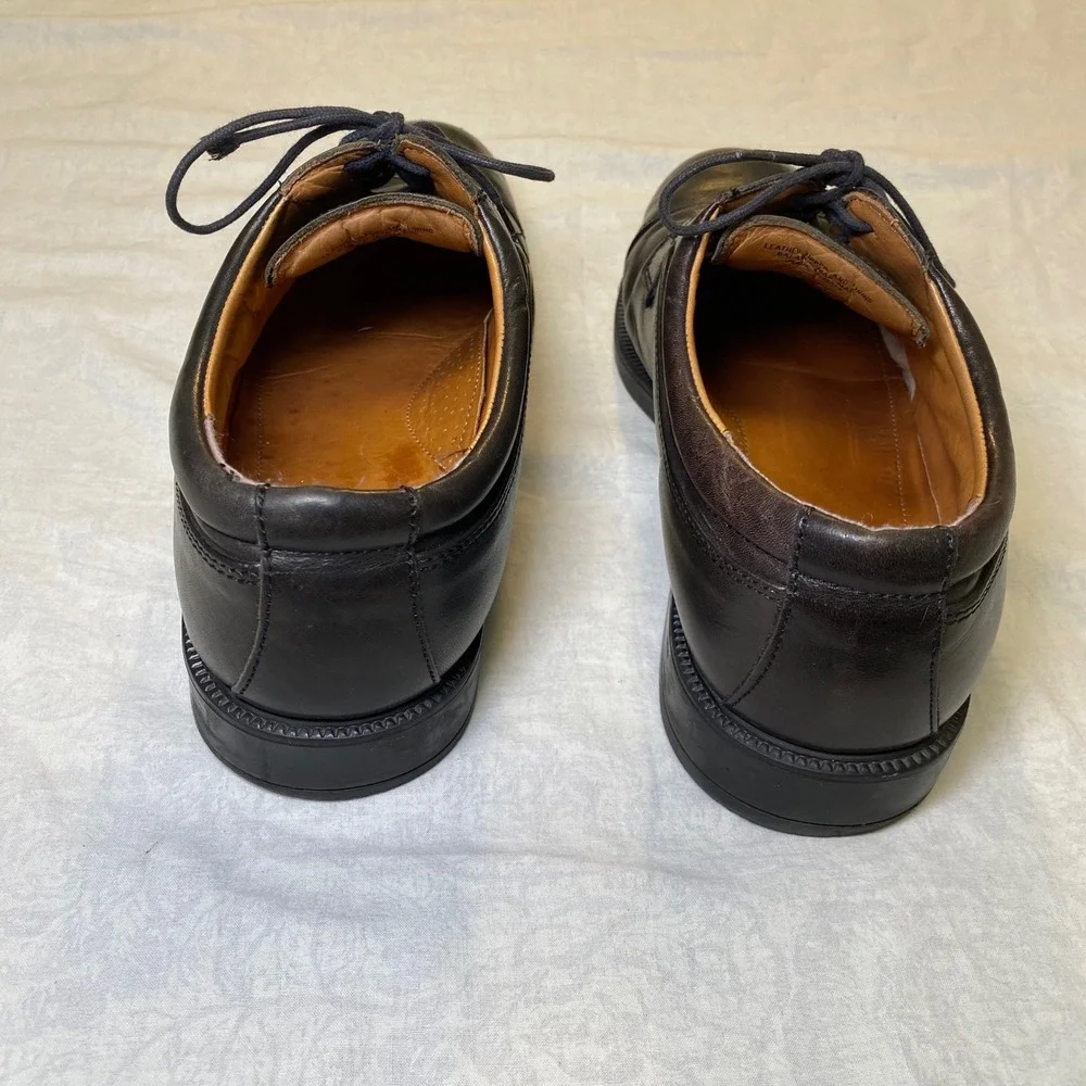 G.H.‎ Bass & Co. Mardi Cap Toe Oxford Dress Shoes Men's Size 12 M Black Italy